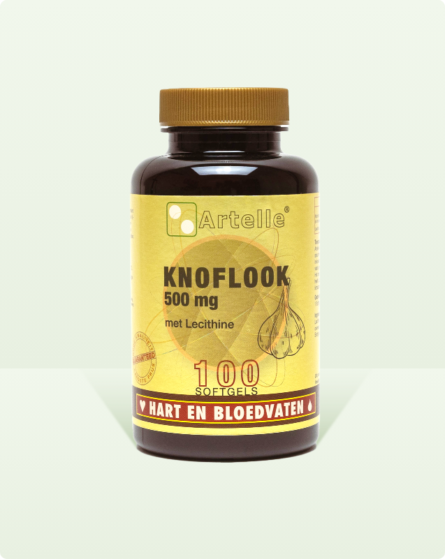 Knoflook 500 mg met Lecithine 250 mg / 100 Caps
