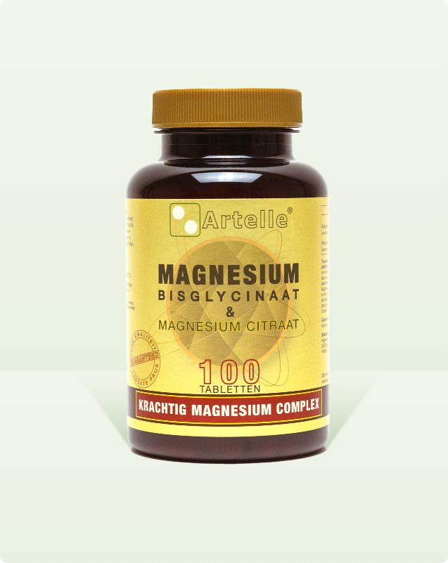 Magnesium bisglycinaat & magnesium citraat 100 Tabl