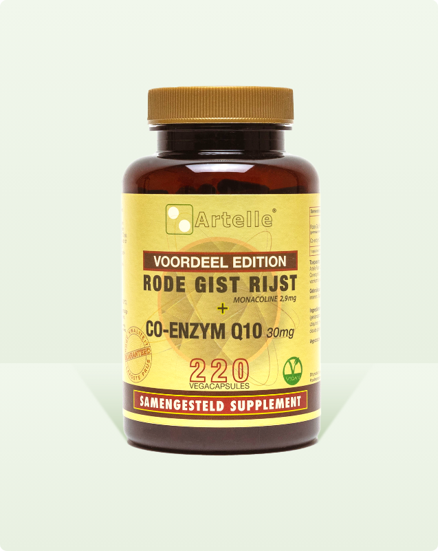 Rode Gist Rijst + Co-enzym Q10 / 30mg / 220 Caps