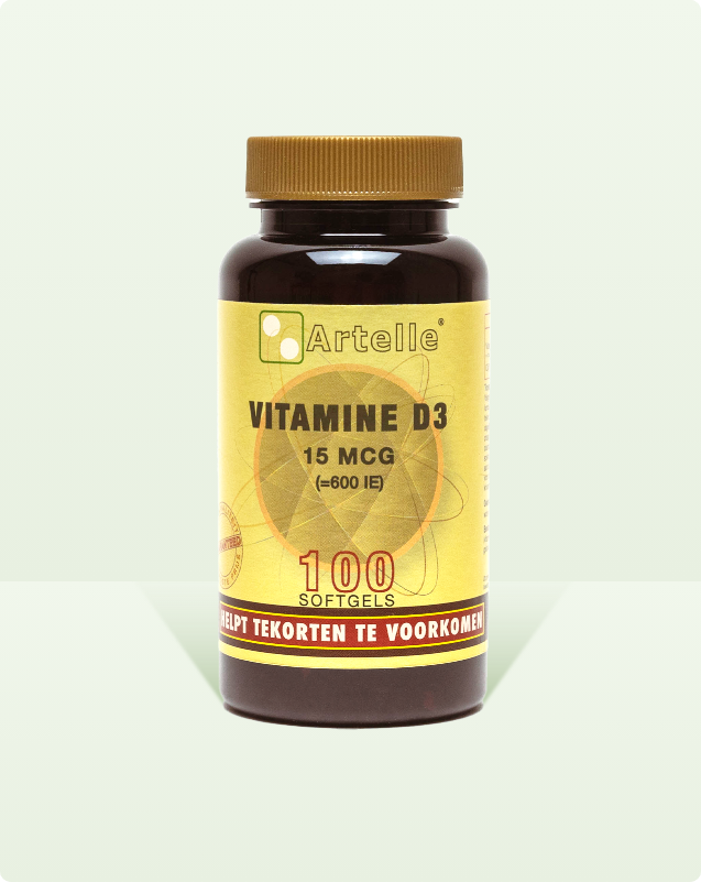 Vitamine D3 / 15mg / 100 Caps
